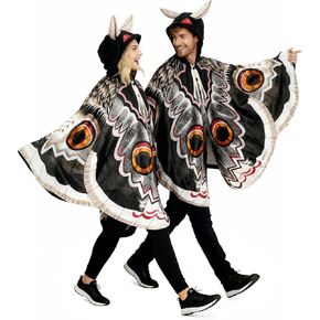 Loose - fitting Moth Crow Bat Hooded Costume Women, Hallowee Cosplay Costumes Adults in Saudi Arabia