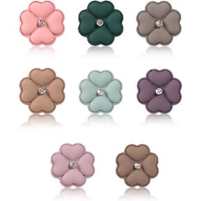 XIHIRCD 8pcs Magnetic Hijab Pins, Flower Shaped Small Hijab Magnets Multi-Purpose No-Snag Clothing Scarf Clasp Pinless Brooch for Women Men Shawl Scarves Clothes in Kuwait