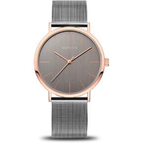 Bering Women Analog Quartz Classic Collection Watch with Stainless Steel Strap and Sapphire Crystal 13436-369 in Kuwait