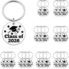 24 PCS Graduation Keychain for Him Her Class of 2026 Keychain Graduation Grad Gifts for College Senior Graduates Women High School Masters Degree Phd Graduate Gift Senior Gift for Girls 2026 Souvenir in Kuwait