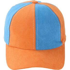 Orange and Blue Engineer Conductor Hat Pumpkin Hat for Adult in Saudi Arabia