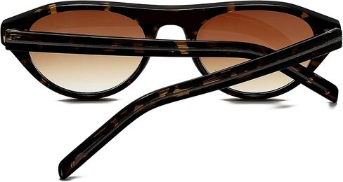 EYLRIM Retro Oval Cat Eye Sunglasses for Women Men Trendy Flat Top Narrow Cateye Shades UV400 Protection in Saudi Arabia