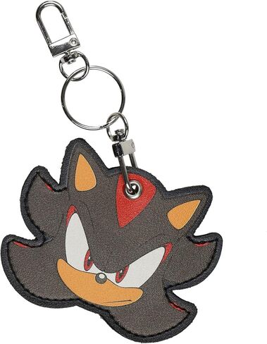 JUST FUNKY Sonic the Hedgehog Shadow PU Leather Air Tag Holder Keychain Lobster Clasp Key Ring for Keys and Bags in Kuwait