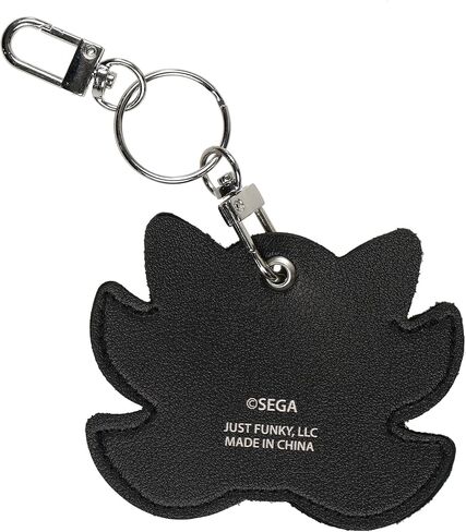 JUST FUNKY Sonic the Hedgehog Shadow PU Leather Air Tag Holder Keychain Lobster Clasp Key Ring for Keys and Bags in Kuwait