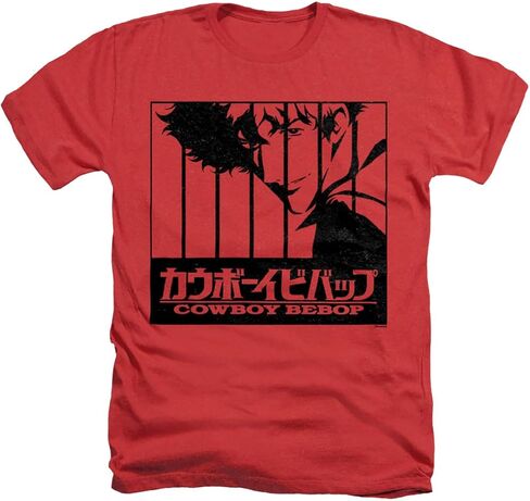 Cowboy Bebop Spike Intro Bars Unisex Adult Heather T Shirt in Kuwait