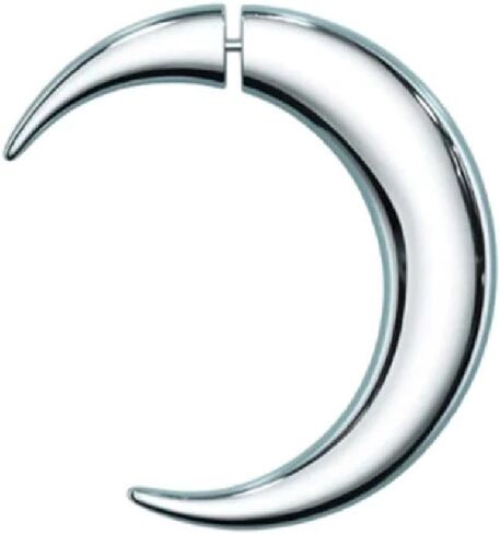 Moon Star Lightning One Character Piercing Earrings Stainless Steel Cartilage Hoop Earrings for Women Men in Saudi Arabia