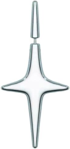 Moon Star Lightning One Character Piercing Earrings Stainless Steel Cartilage Hoop Earrings for Women Men in Saudi Arabia