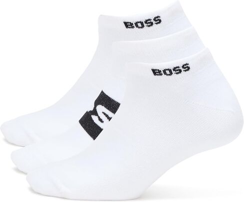 جوارب الكاحل للرجال من BOSS مكونة من 3 قطع بشعار جريء in Kuwait
