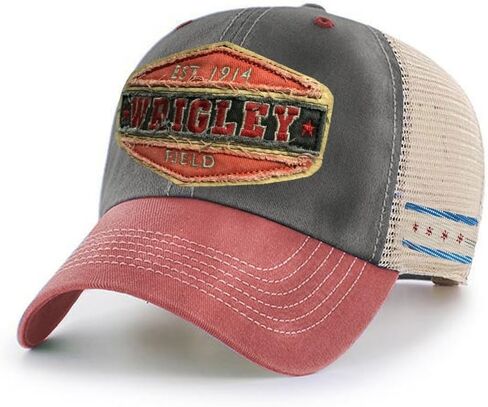 Wrigley Field Adjustable Capital Snapback Trucker Cap Navy in Saudi Arabia