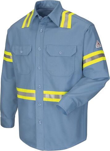 قميص Bulwark FR للرجال ذو الوزن المتوسط ​​Fr المعزز للرؤية in Kuwait