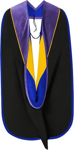 GraduationMall Graduation Doctoral Hood for Law PhD Degree Deluxe Doctorate Academic Hood With Gold Piping in Saudi Arabia