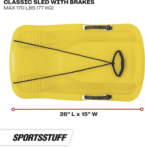 Sportsstuff Classic 2 Person Toboggan Snow Sled, Pack of 2 in Saudi Arabia
