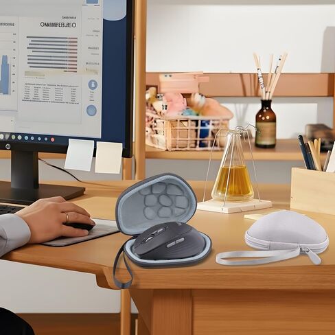 حافظة سفر صلبة من co2CREA بديلة لماوس الألعاب اللاسلكي Logitech G604 Lightspeed (حافظة سوداء) in Kuwait