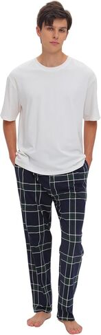 SAMGU Mens Pajama Pants - Cotton Pajama Pant Men - Sleep Lounge PJ Pants in Saudi Arabia