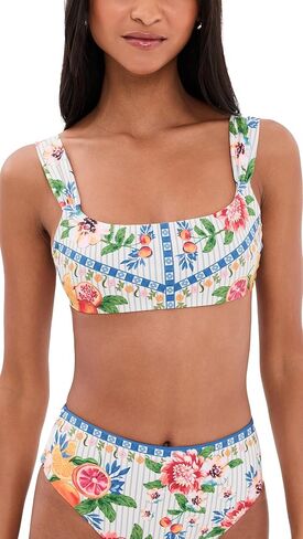AGUA BENDITA Women's Sele Basket Bikini Top in Saudi Arabia