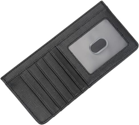 Women's Credit Card Wallet Slim Long Card Wallet Holder with Zipper Pocket for Cash, Coin, Receipt, ID Card in Saudi Arabia