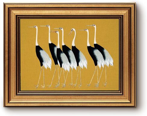 bzstyleart فن جدار عتيق مؤطر بالذهب، صورة كلب ديكور جداري صورة رسم طبيعي، يتميز برسم كلب لابرادور أسود كلاسيكي في ديكور مكتب غرفة النوم على طراز مزرعة ريفية 8x10in in Kuwait
