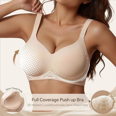 UIMERO 2026 Womens Wireless Bra Nude in Saudi Arabia