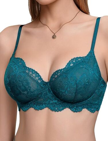 حمالة صدر Avidlove نسائية مثيرة من الدانتيل Bralette شبكية Underwire حمالة صدر يومية غير مبطنة in Kuwait