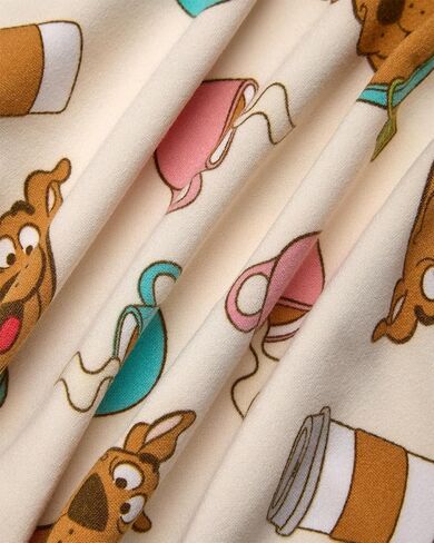 COCO BRANDS Scooby-Doo Smurfs Chucky Miffy Womens Pajama Sets - 2 Piece Button Down Sleep Shirt and Matching PJ Set in Kuwait