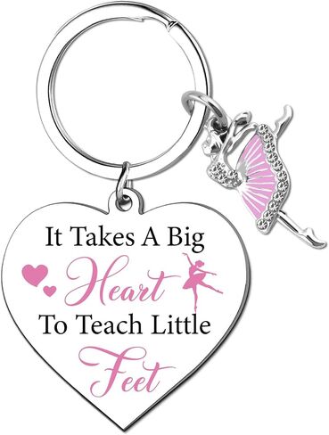 Dance Teacher Gifts for Women Dancer Dance Teacher Keychain Stuff Ballet Accessories for Girls Ballerina Keychain Christmas Gifts for Dancers Recital Gift Ideas in Kuwait