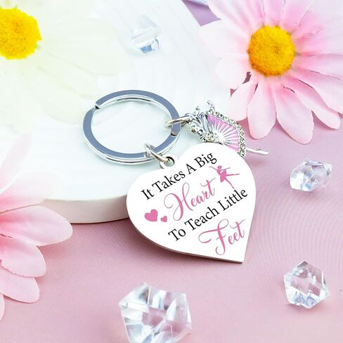 Dance Teacher Gifts for Women Dancer Dance Teacher Keychain Stuff Ballet Accessories for Girls Ballerina Keychain Christmas Gifts for Dancers Recital Gift Ideas in Kuwait