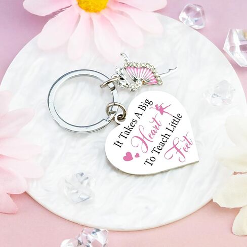Dance Teacher Gifts for Women Dancer Dance Teacher Keychain Stuff Ballet Accessories for Girls Ballerina Keychain Christmas Gifts for Dancers Recital Gift Ideas in Kuwait