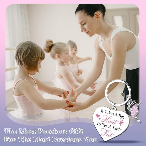 Dance Teacher Gifts for Women Dancer Dance Teacher Keychain Stuff Ballet Accessories for Girls Ballerina Keychain Christmas Gifts for Dancers Recital Gift Ideas in Kuwait