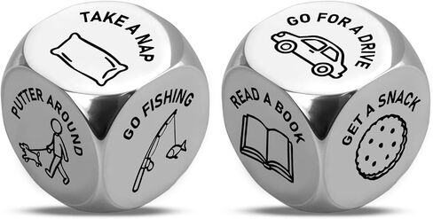 Retirement Gifts for Men Woman Retirement Dice Funny Decider Dice for Retired Women Men Best Retirement Gifts for Coworker Appreciation Gifts for Retired Teacher Nurse Coach Going Away Gift in Kuwait