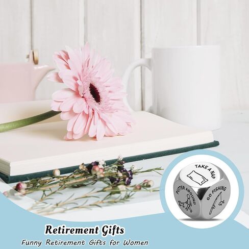 Retirement Gifts for Men Woman Retirement Dice Funny Decider Dice for Retired Women Men Best Retirement Gifts for Coworker Appreciation Gifts for Retired Teacher Nurse Coach Going Away Gift in Kuwait