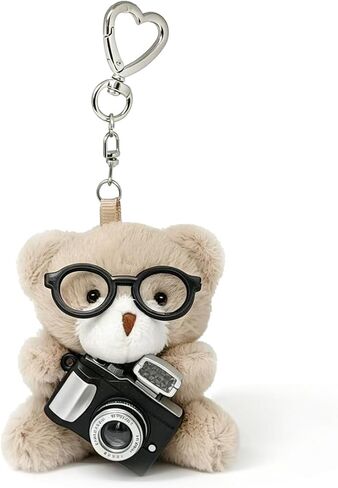 Cute Plush Bear Bag Charms for Women Handbags Backpacks Wallet, Mini Bear Keychain in Kuwait