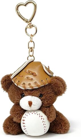 Cute Plush Bear Bag Charms for Women Handbags Backpacks Wallet, Mini Bear Keychain in Kuwait