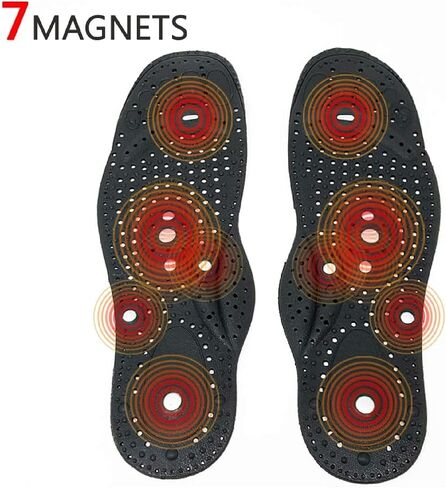 Daiwa Felicity Magnetic Insoles for Men & Women - Orthopedic Acupressure Insoles for Foot Health - Reflexology Massaging Shoe Inserts - Large - Relief for Peripheral Neuropathy & Arch Support in Saudi Arabia