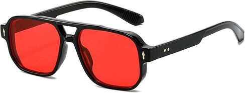 After Hours '72 Sunglasses Vintage Square Aviator UV400 Lightweight Double Bridge for Men Women Driving Travel in Saudi Arabia