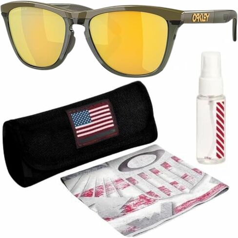 Oakley FROGSKINS RANGE OO9284 نظارة شمسية مستديرة الشكل مع مجموعة النظارات الرسمية in Kuwait