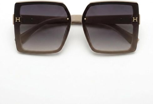 Oversized Square Sunglasses, Unisex Fashion Luxury Designer Style Shades with Gradient Tinted Lenses in Saudi Arabia