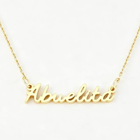 Gifts for Abuelita Birthday Women Grandma in Spanish Jewelry Best Gold Abuelita Necklace in Kuwait