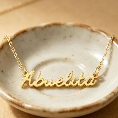 Gifts for Abuelita Birthday Women Grandma in Spanish Jewelry Best Gold Abuelita Necklace in Kuwait