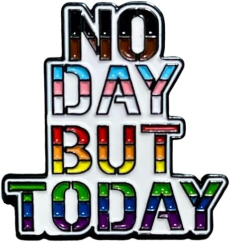 Musical No Day But Today Enamel PIN | 1 Individual Enamel PIN by Coloring Broadway | Inspired by Rent - Laser Cut - High Definition (1.25" x 1.15") in Kuwait