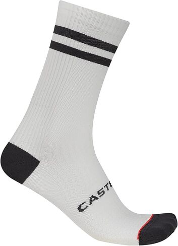 CASTELLI Originale 18 Sock, Classic Two-Stripe Breathable Cycling Socks, Durable Construction, Supportive Fit for Men & Women in Kuwait