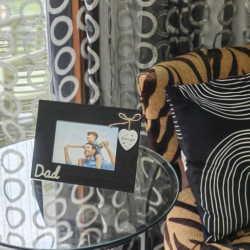 Dad Picture Frame Saying I Love You so,Father Day Gift,Dad Birthday Gifts from Daughter and Son, Father Photo Frame 4x6 (Dad Horizontal) in Saudi Arabia