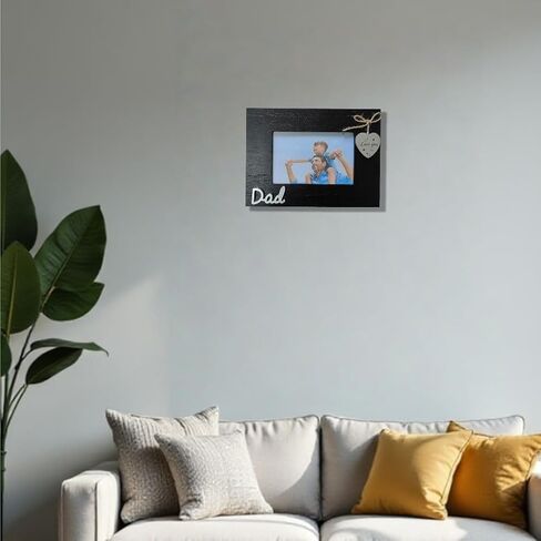 Dad Picture Frame Saying I Love You so,Father Day Gift,Dad Birthday Gifts from Daughter and Son, Father Photo Frame 4x6 (Dad Horizontal) in Saudi Arabia