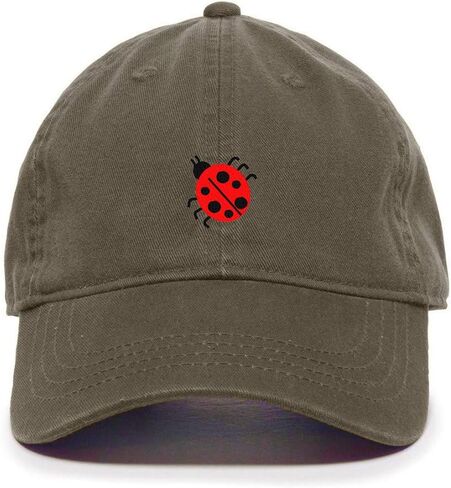 DSGN By DNA Lady Bug Baseball Cap Embroidered Cotton Adjustable Dad Hat in Kuwait