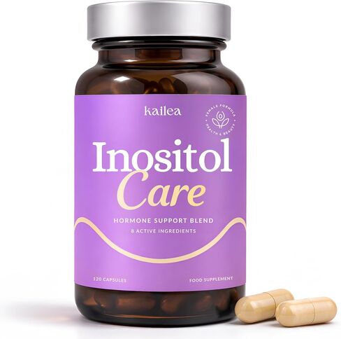 kailea 8-in-1 Inositol Complex for Women - Myo-Inositol, NAC, Maca Root, Folate & Chromium | Supports Hormone Balance & Healthy Metabolism | 120 Capsules in Kuwait