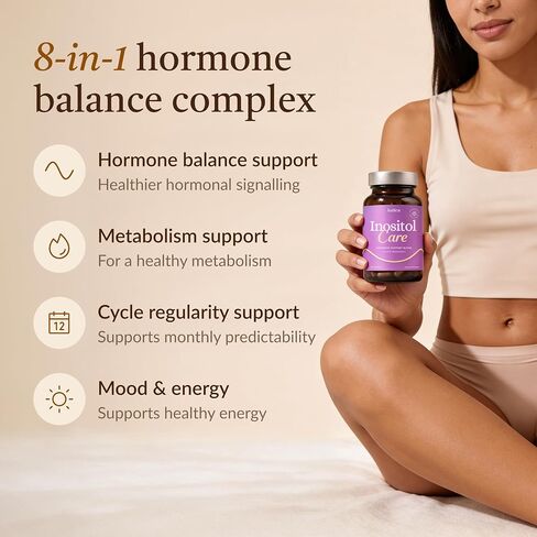 kailea 8-in-1 Inositol Complex for Women - Myo-Inositol, NAC, Maca Root, Folate & Chromium | Supports Hormone Balance & Healthy Metabolism | 120 Capsules in Kuwait