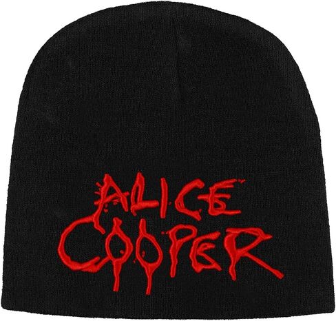 Men's Alice Cooper Dripping Logo Beanie Black in Kuwait