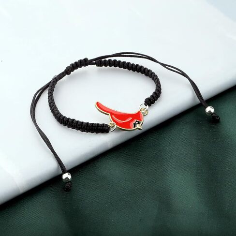 PLITI Sympathy Gift In Memory of Loved One Gift Cardinal Lover Gifts My Mind Still Talks To You Cardinal Bracelet For Family in Saudi Arabia