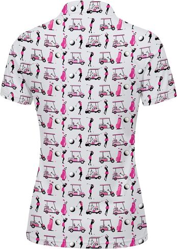 Womens Golf Shirt Funny Golf Shirts for Woman Short Sleeve Shirts for Tennis Golfer in Saudi Arabia