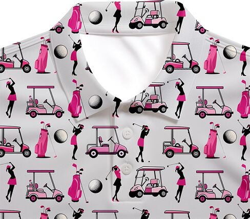 Womens Golf Shirt Funny Golf Shirts for Woman Short Sleeve Shirts for Tennis Golfer in Saudi Arabia