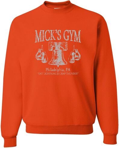 سويت شيرت Go All Out للبالغين من Mick's Gym Philadelphia PA برقبة دائرية in Kuwait